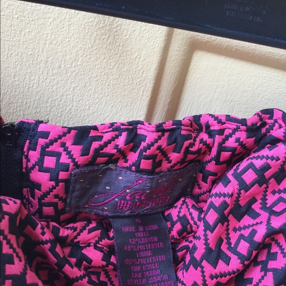 Jack BB Dakota Patterned strapless dress small - Picture 4 of 4